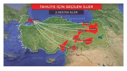 İSTANBUL'A TAHLİYE EDİLECEK